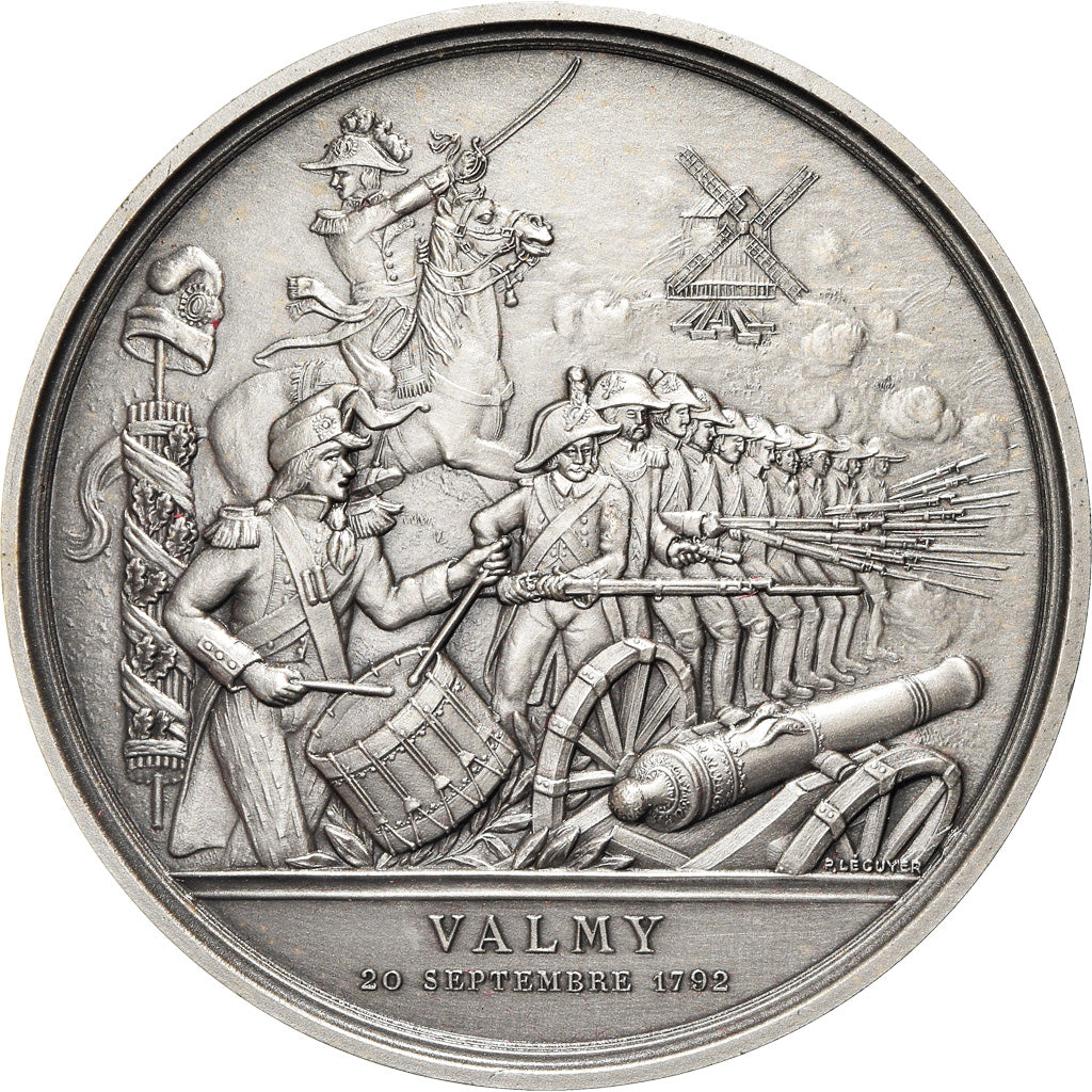 France, Médaille, Révolution Française, Bataille de Valmy, History, 1988