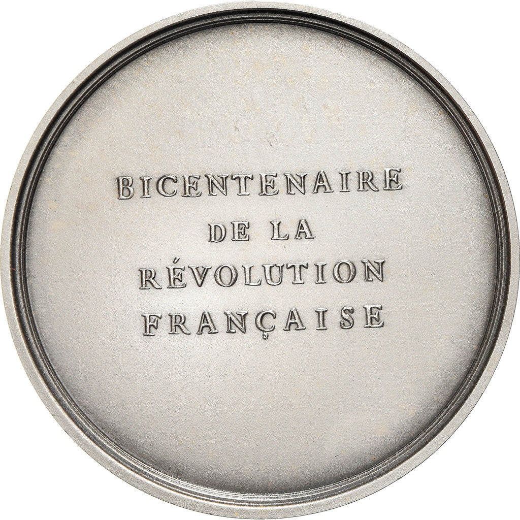 France, Médaille, Révolution Française, Bataille de Valmy, History, 1988