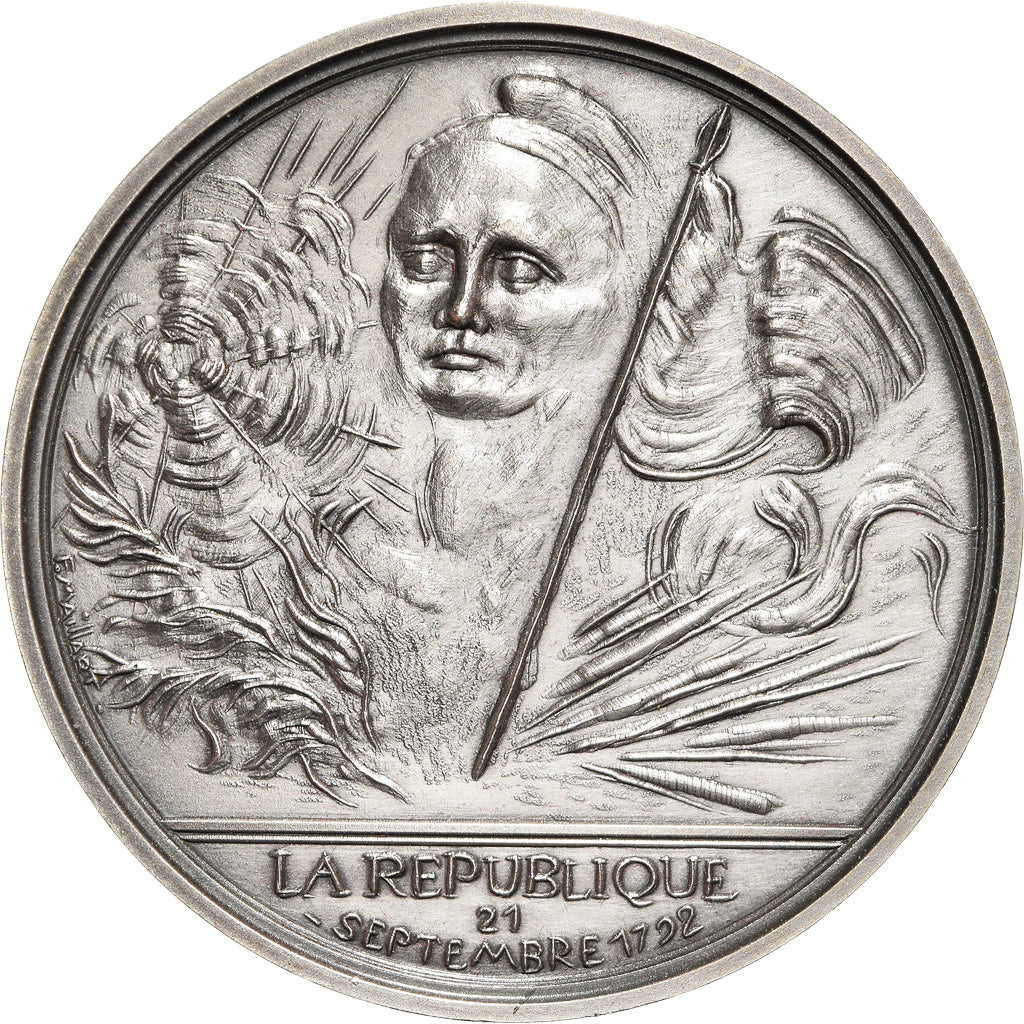 France, Medal, Révolution Française, La République, History, Maillart