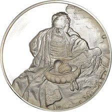 France, Medal, Peinture, Rembrandt, Jérémie Pleurant sur la Ruine de