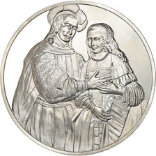 Frankrijk, Medaille, Peinture, Rembrandt, Portrait d'un Couple, Arts & Culture