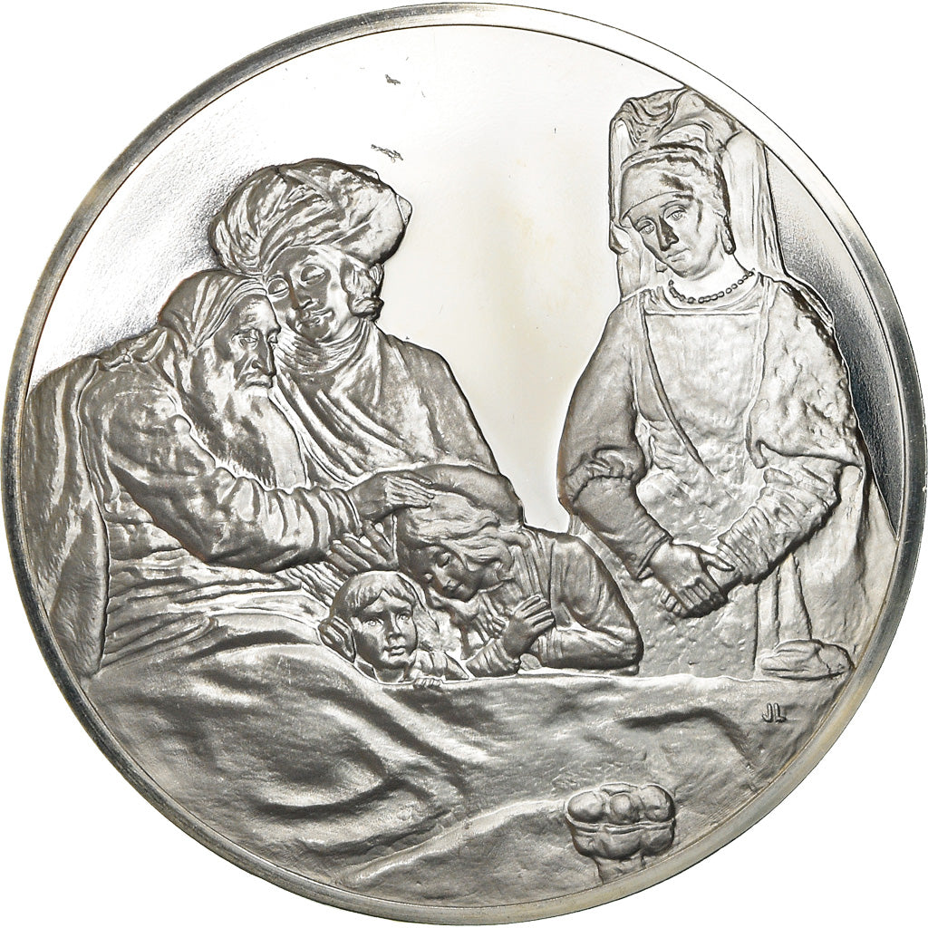 France, Medal, Peinture, Rembrandt, Jacob bénit son Petit-Fils, Arts & Culture