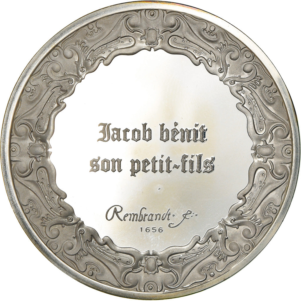 France, Medal, Peinture, Rembrandt, Jacob bénit son Petit-Fils, Arts & Culture