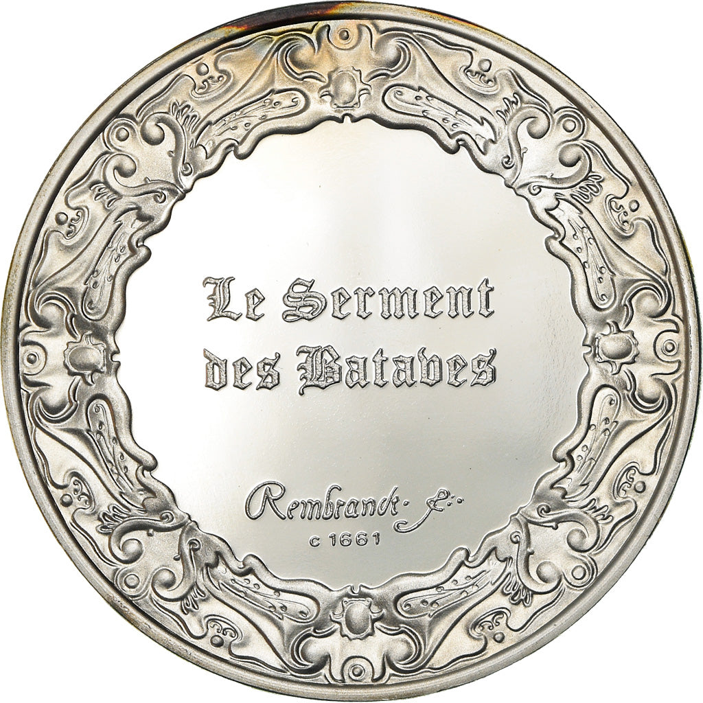 France, Médaille, Peinture, Rembrandt, Le Serment des Bataves, Arts & Culture