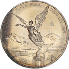 Monnaie, Mexique, 2 Onzas, 2 Troy Ounces of Silver, 2000, Mexico City, SPL