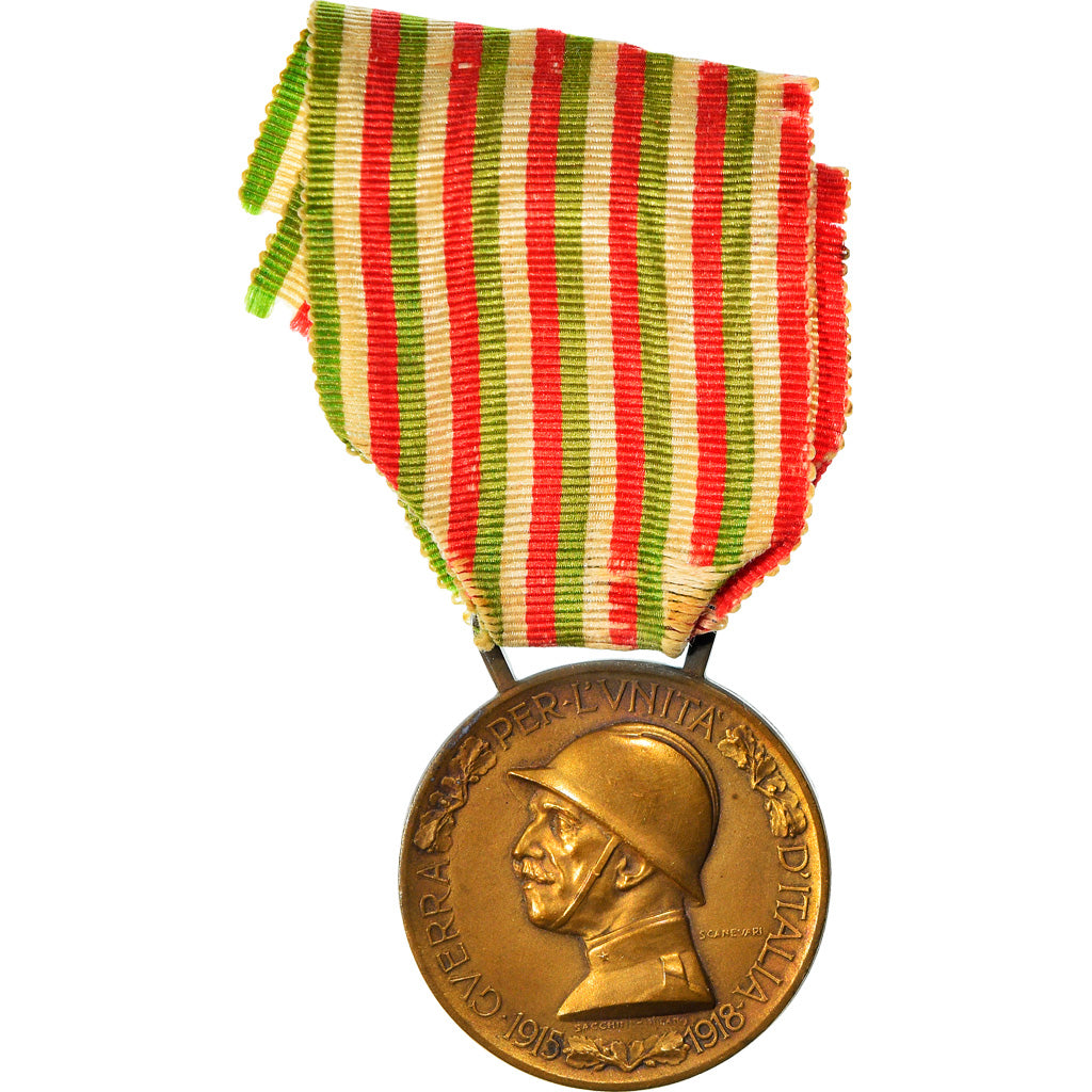 Włochy, Guerra per l'Unita d'Italia, Medal, 1915-1918, Doskonała jakość