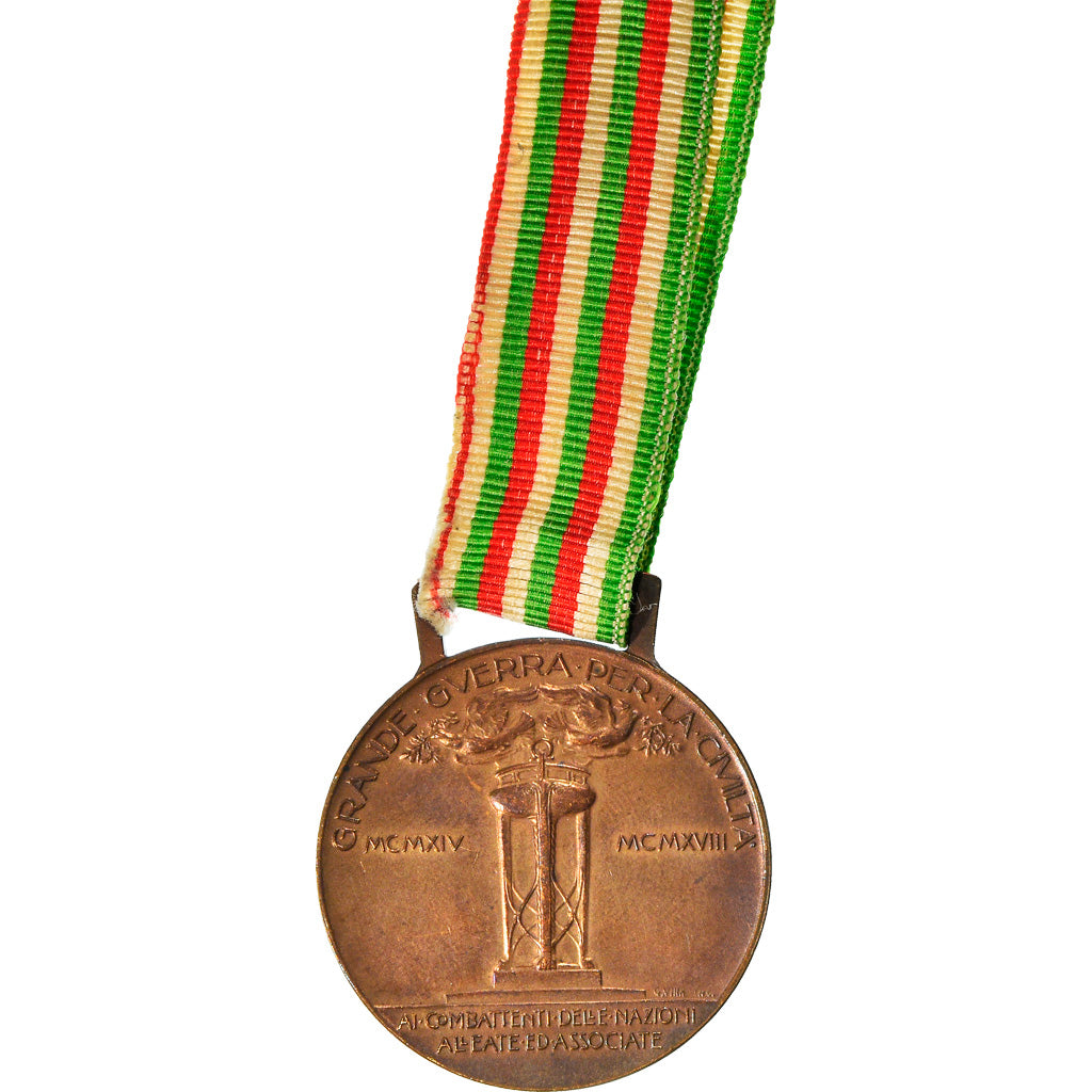 Włochy, Grande Guerra per la Civilta, WAR, Medal, 1914-1918, Doskonała
