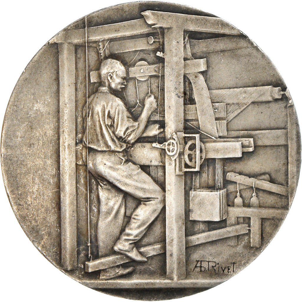 France, Token, Industry, Union syndicale des Tissus, matières textiles et