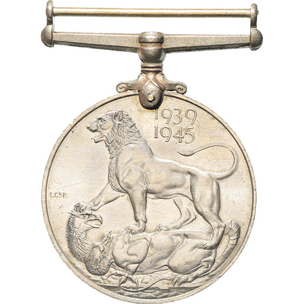 Regno Unito, War, Georges VI, medaglia, 1939-1945, Eccellente qualità, Nichel