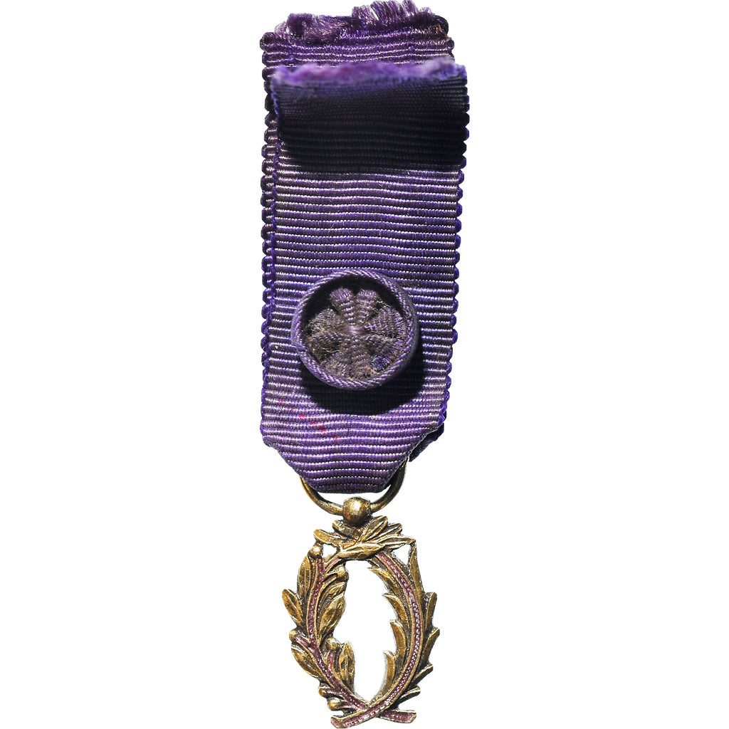 France, Réduction, Palmes Académiques, Medal, Very Good Quality, Silvered