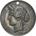 France, Medal, Offert par Mr de Cormette, Conseiller Général, Politics
