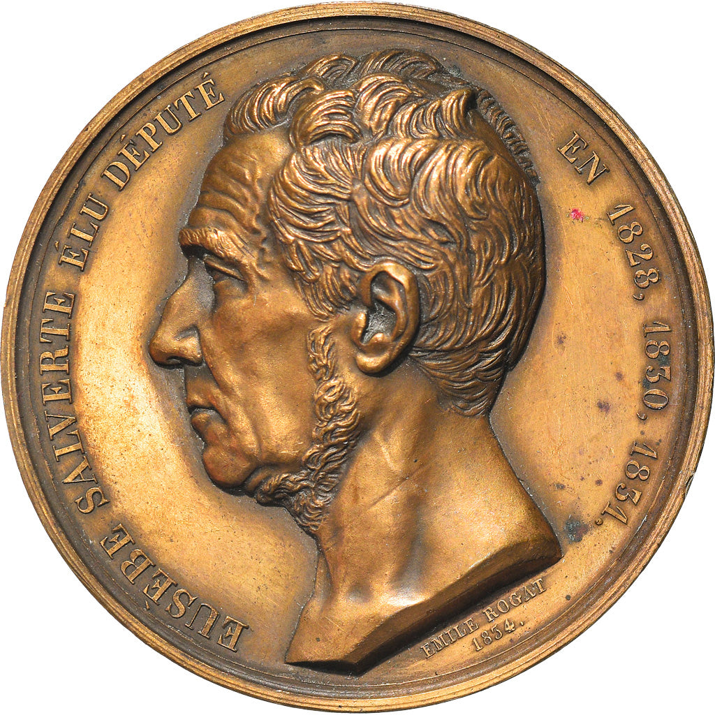 Francja, Medal, Louis-Philippe Ier, Eusèbe Salverte, Elu Député, Paris, 1834