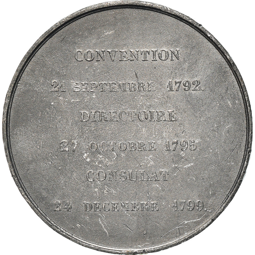 France, Médaille, Convention, Directoire, Consulat, History, 1799, Caqué