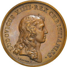 France, Medal, Louis XIV, Secours d'Arras, History, 1654, Mauger, Restrike