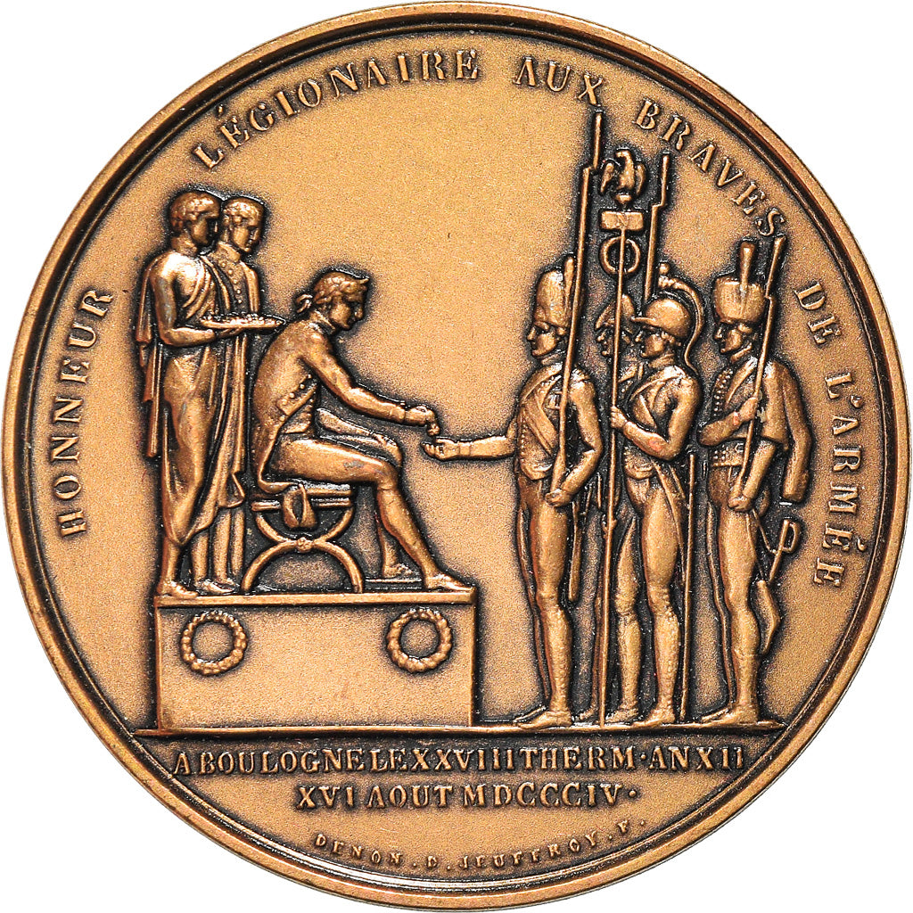 Francja, Medal, Napoléon Ier, Honneur Légionnaire au Camps de Boulogne, Denon