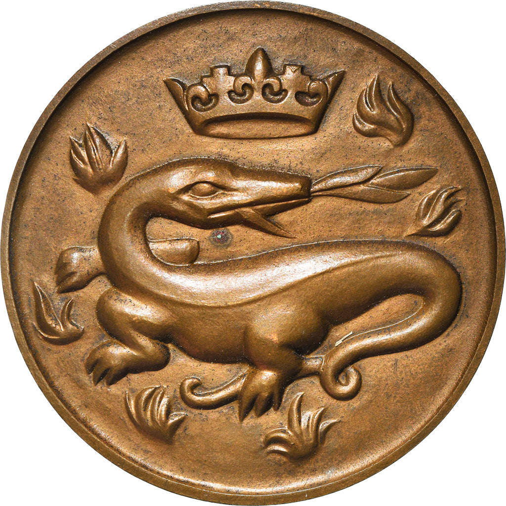 Francja, Medal, Municipalité du Havre, Politics, Monlon, AU(55-58), Bronze