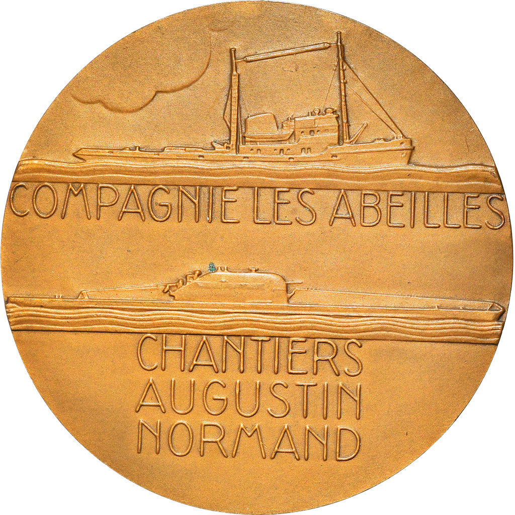 France, Médaille, Marine, Compagnie les Abeilles, Chantiers Augustin Normand