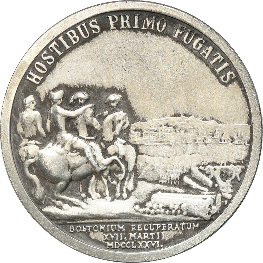 Estados Unidos de América, medalla, Washington before Boston, History, 1776