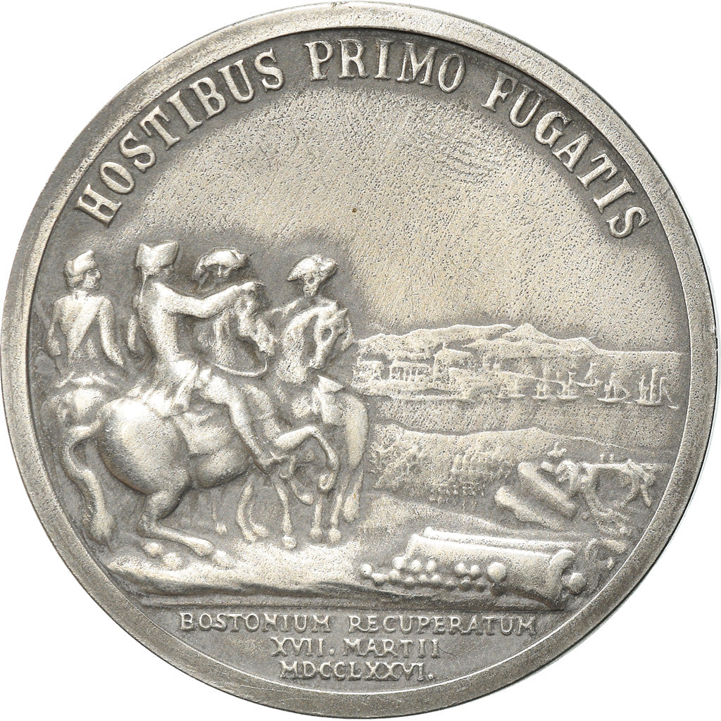 Estados Unidos de América, medalla, Washington before Boston, History, 1776