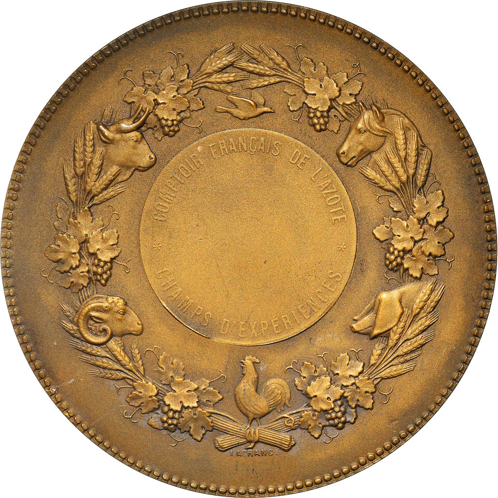 Francja, Medal, Comptoir Français de l'Azote, Champs d'expériences