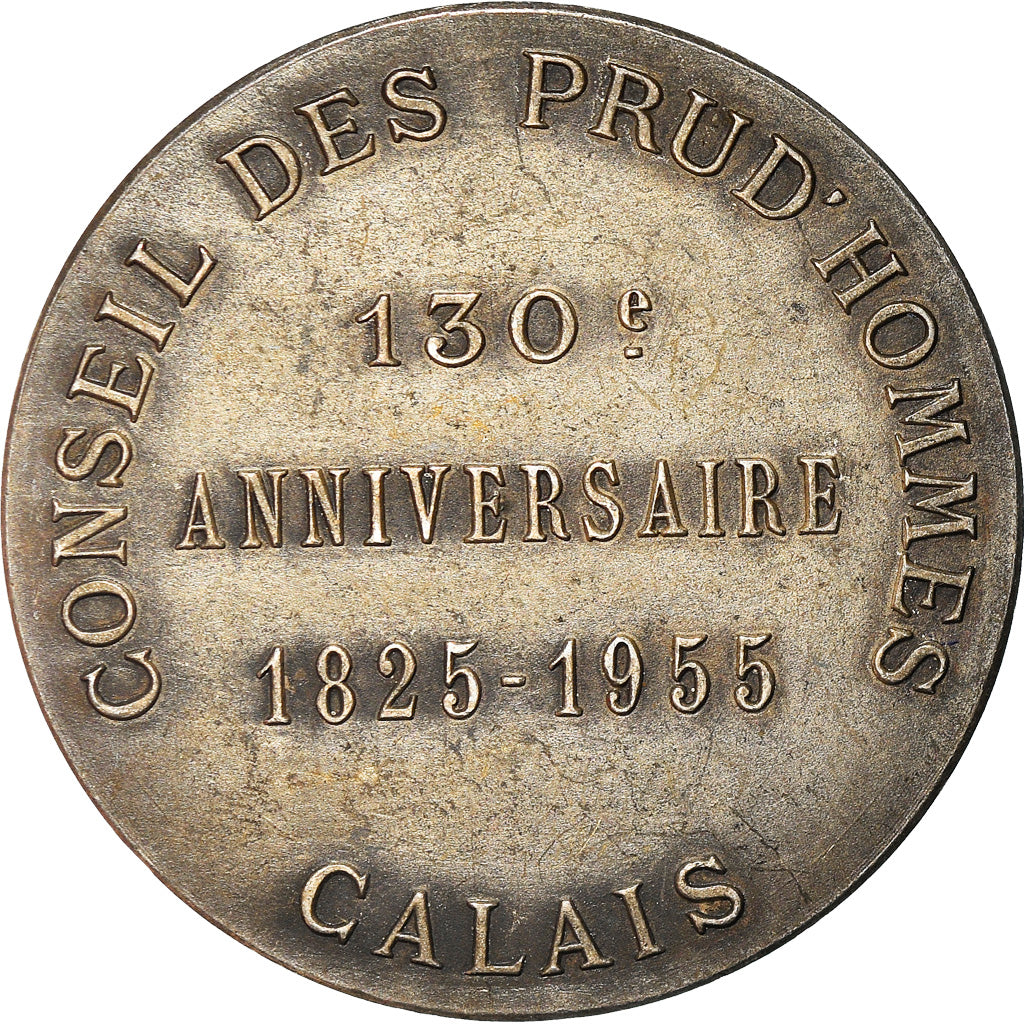France, Medal, Conseil des Prud'Hommes, Calais, Justice, 1955, Vernon