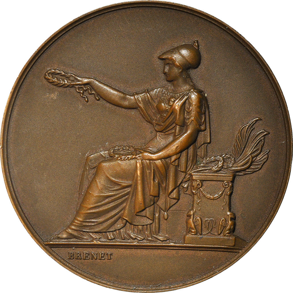 Francja, Medal, Tribunal de Commerce de Calais, Justice, 1954, Brenet