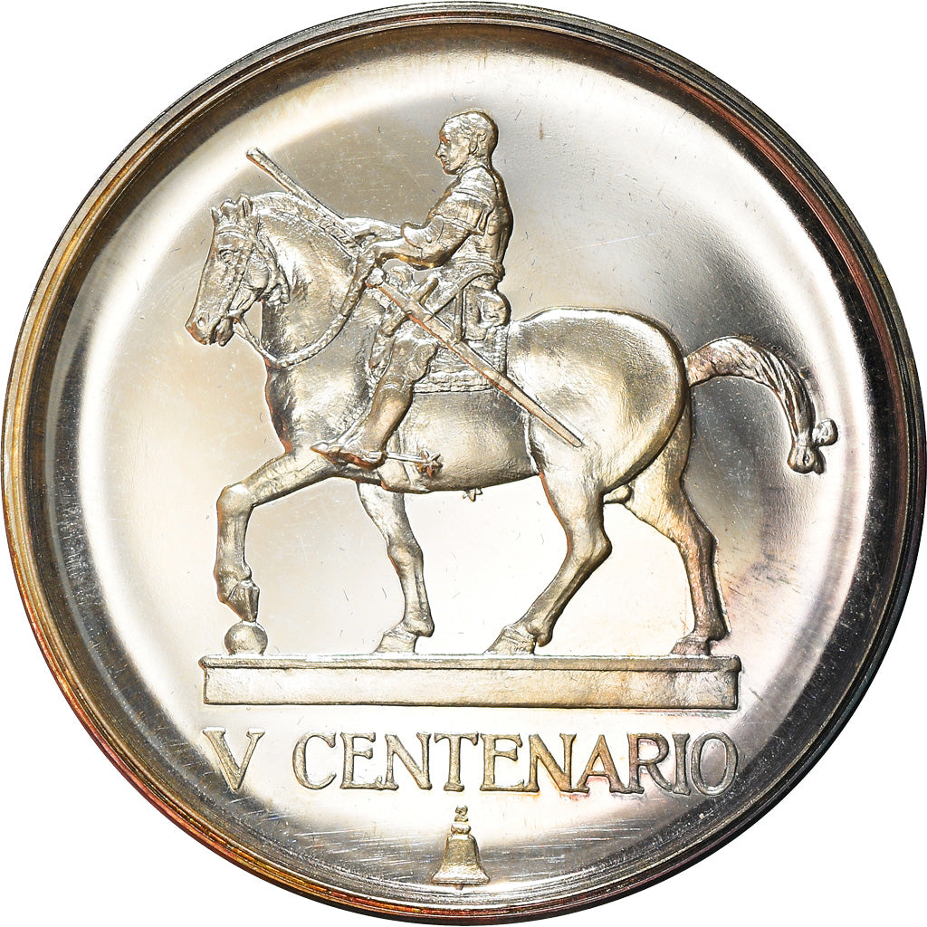 Italy, Medal, Donatello, Vème Centenario della Morte, 1966, MS(64), Silver
