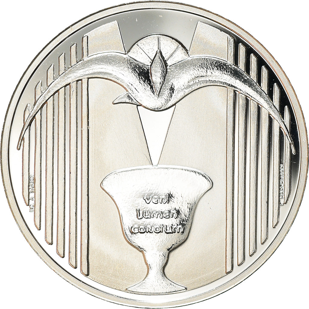 Italia, medalla, Iubilaeum, Veni Lumen Cordium, Religions & beliefs, 2000, FDC