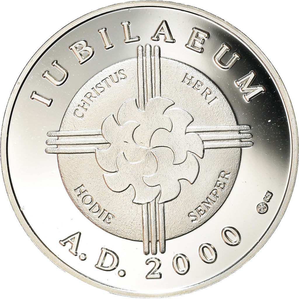 Italy, Medal, Iubilaeum, Veni Lumen Cordium, Religions & beliefs, 2000