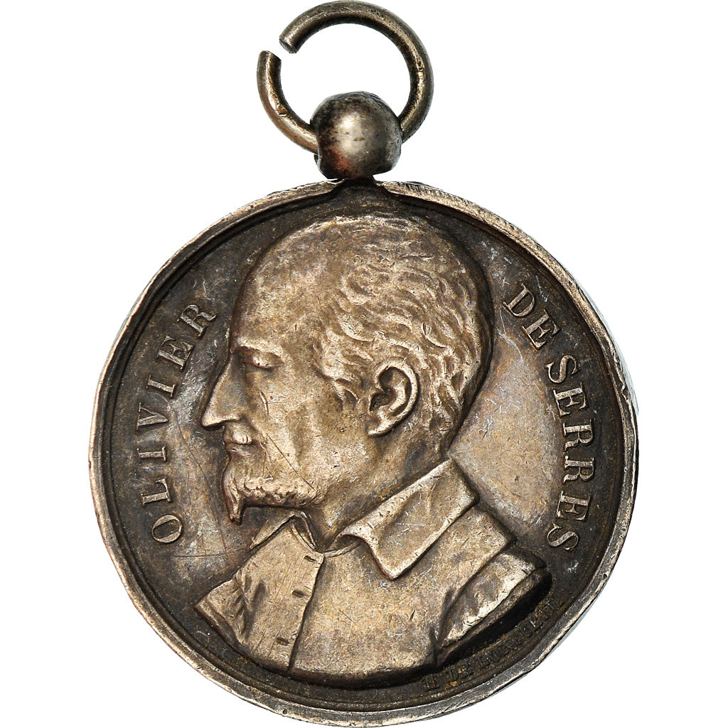 France, Médaille, Comice Agricole de Laôn, Olivier de Serres, De Longueil