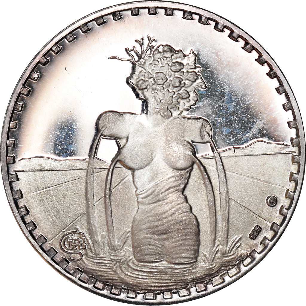 Italie, Médaille, I Marenghi del Sole, 1 Marengo, Assisi, 1972, SPL+, Argent