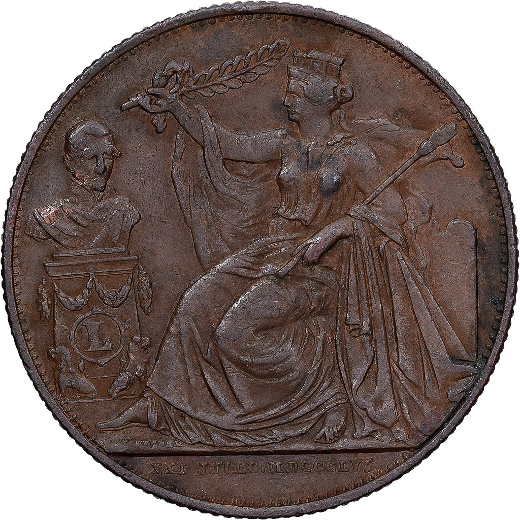 Belgium, Medal, Léopold Ier, 25ème Anniversaire de l'Inauguration du Roi