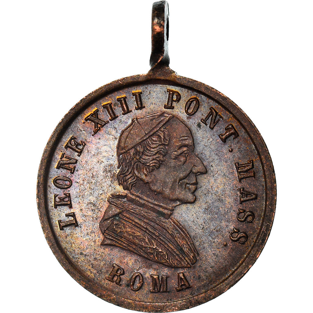 Vatican, Medal, Léon XIII, S. Pietro-S. Paolo, MS(63), Copper
