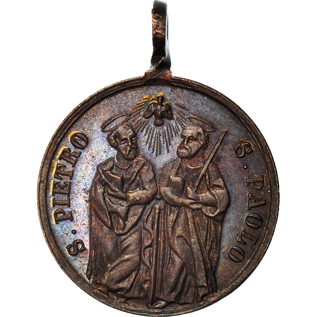 Vatican, Médaille, Léon XIII, S. Pietro-S. Paolo, Religions & beliefs, SUP+