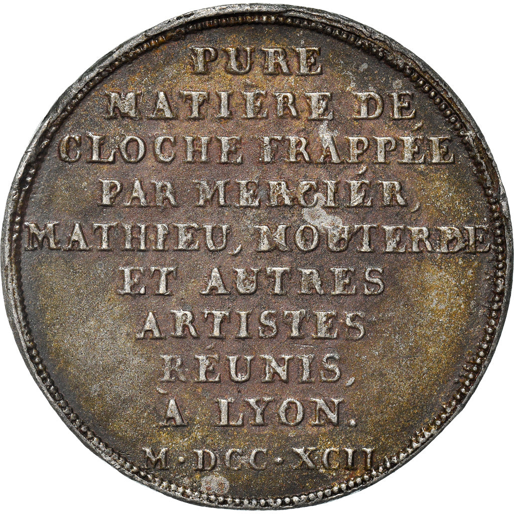 Coin, France, Effigie de Mirabeau, Galle, Essai, 1792, Lyon, EF(40-45), Métal