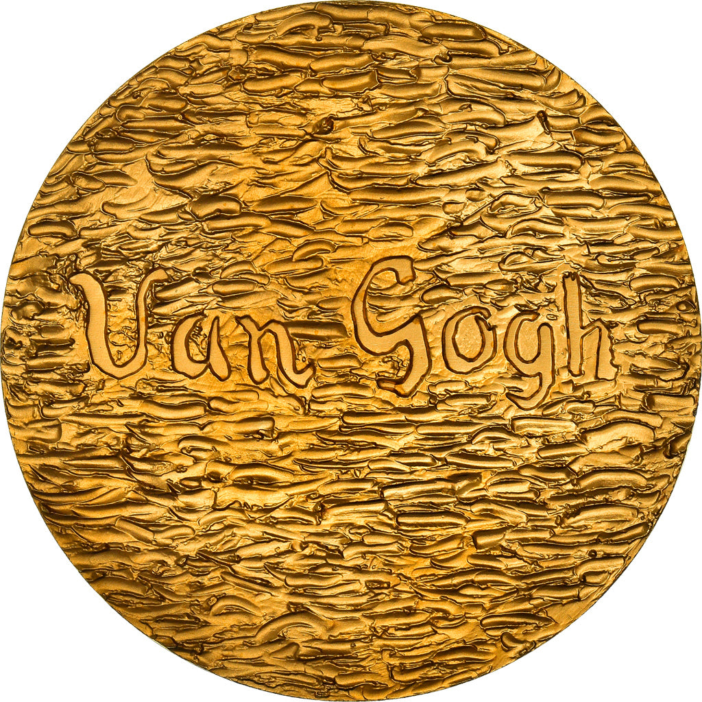 France, Médaille, Peinture, Van Gogh, Pieta, Arts & Culture, FDC, Gilt Bronze