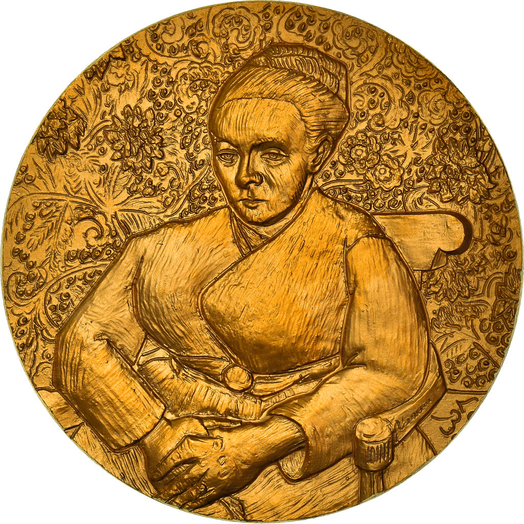 France, Médaille, Peinture, Van Gogh, La Berceuse, Arts & Culture, FDC, Gilt