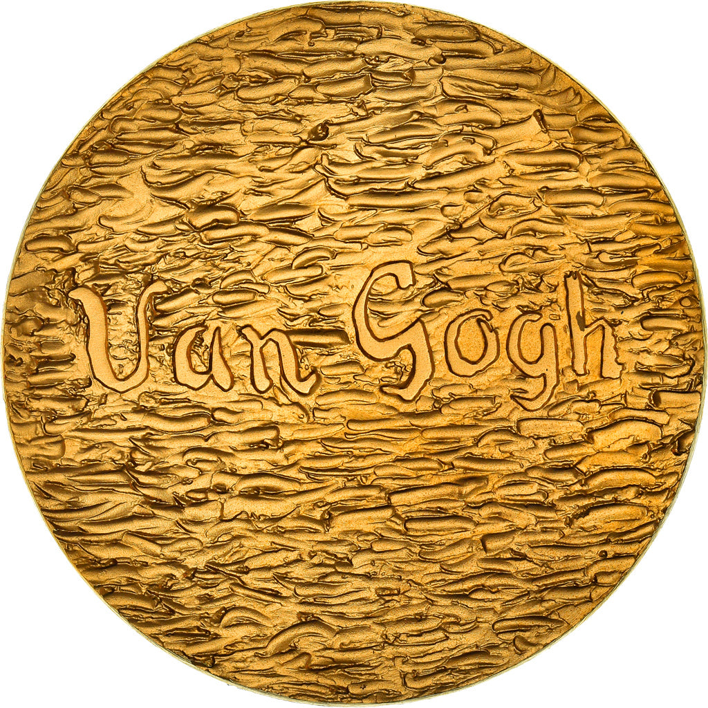 France, Médaille, Peinture, Van Gogh, La Berceuse, Arts & Culture, FDC, Gilt