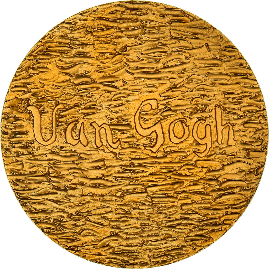 France, Médaille, Peinture, Van Gogh, Le Pont-Levis, Arts & Culture, FDC, Gilt