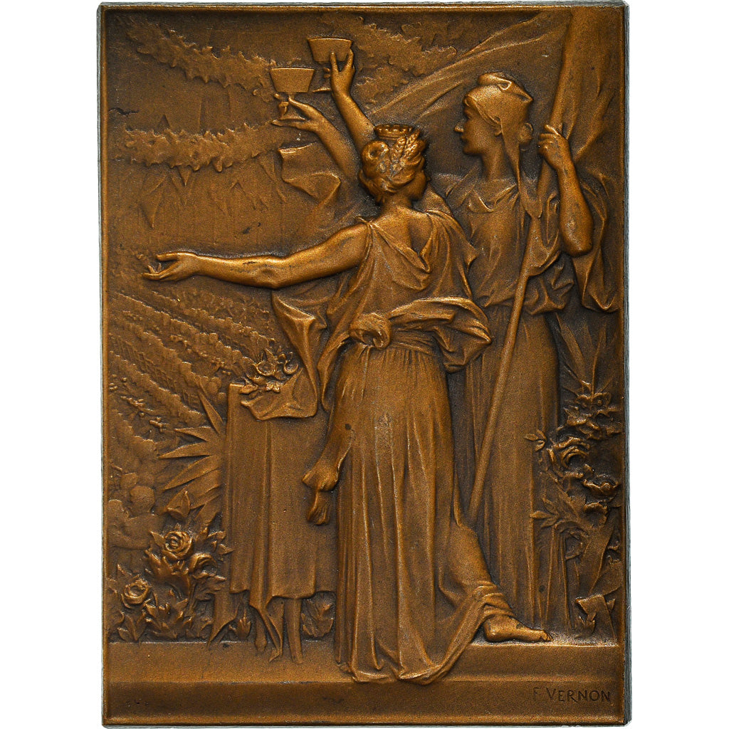 Francja, Medal, Banquet des Tuileries offert aux Maires de France, E.Loubet