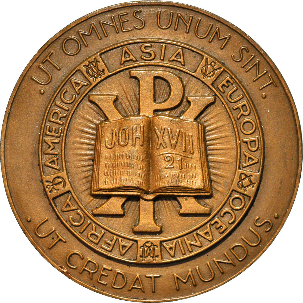 Francia, medalla, Paris, Ut Omnes Unum Sint, Joh XVII, Religions & beliefs