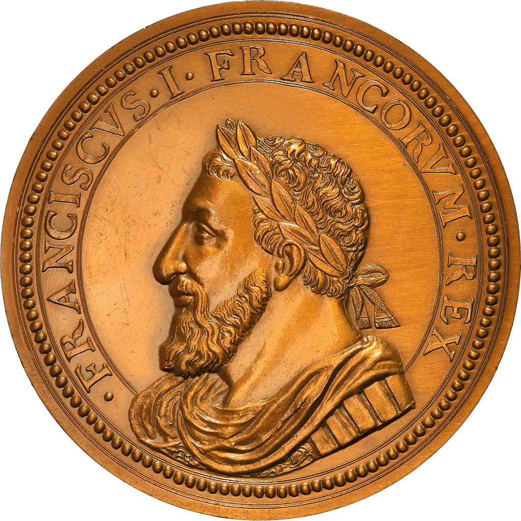 Francja, Medal, François Ier, Historia, Ponowne bicie, MS(63), Bronze