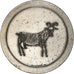 Frankreich, Medaille, Animalière, Chèvre, 1963, Auricoste, VZ, Silvered bronze