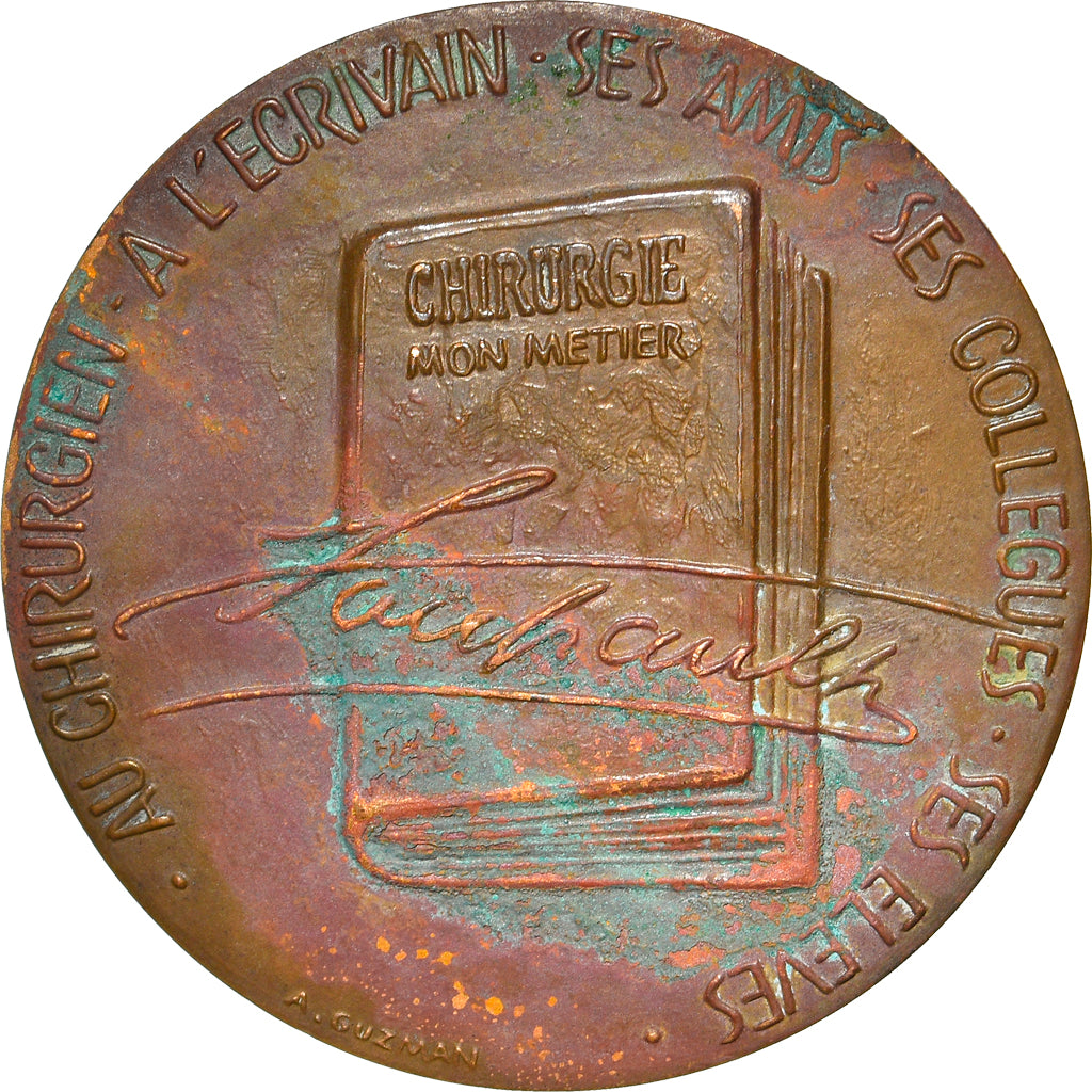 Francja, Medal, Médecine, Professeur Georges Soupault, 1968, A. Guzman
