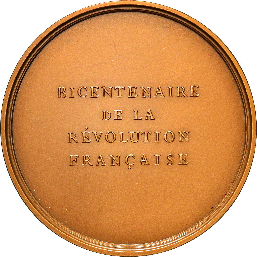 Francja, Medal, Bicentenaire de la République Francaise, Historia, 1987