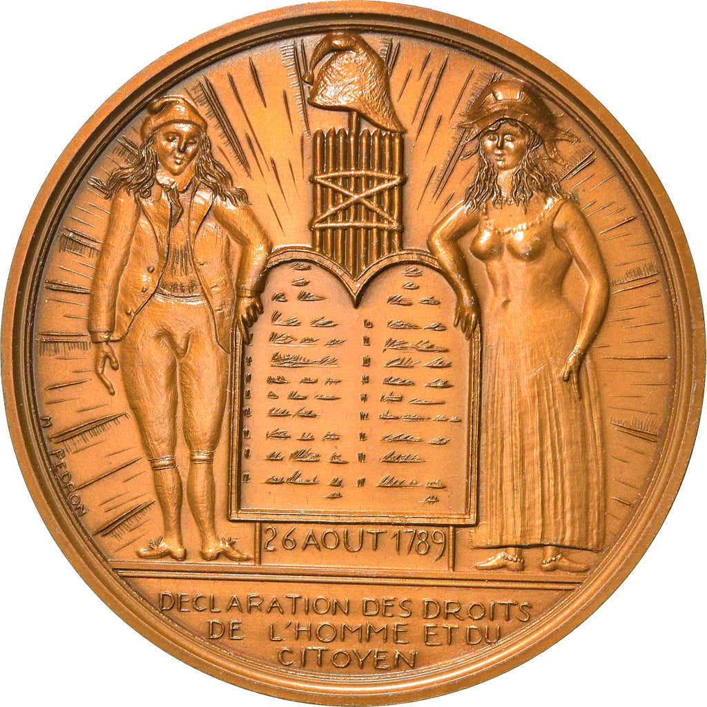 Francja, Medal, Révolution Française, Déclaration des Droits de l'Homme