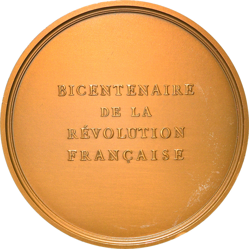 Francja, Medal, Révolution Française, L'Etre Suprême, Historia, 1987