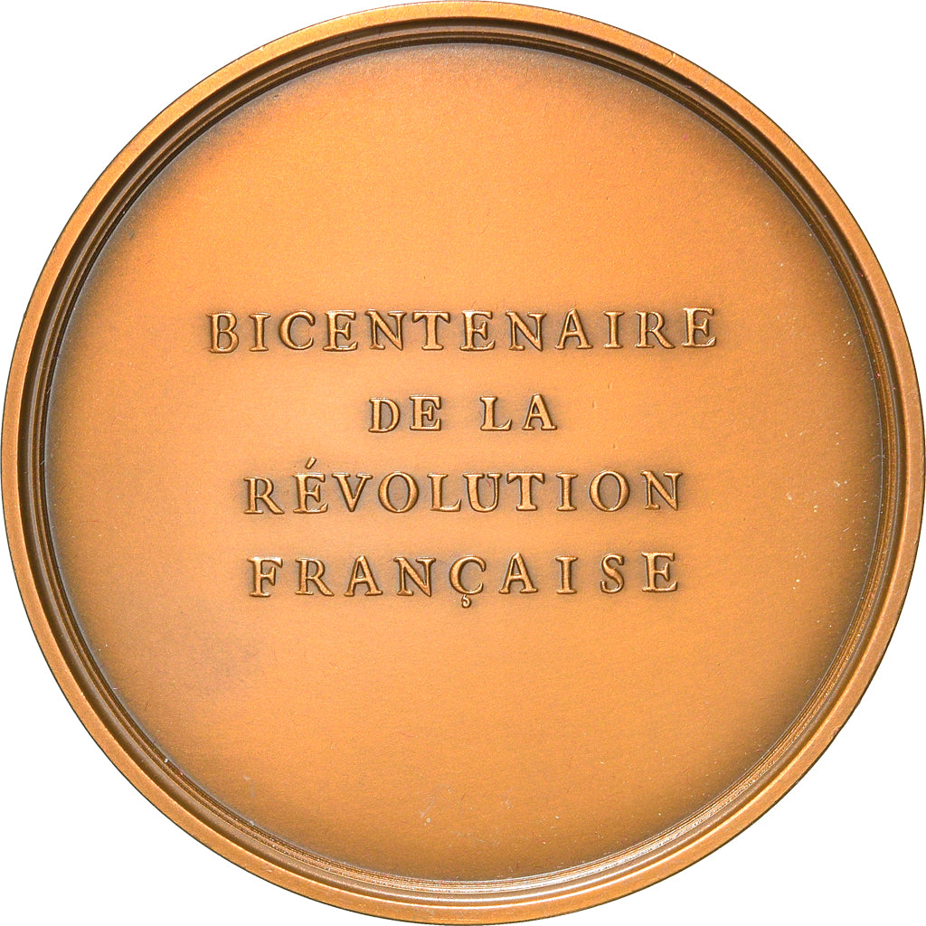Francja, Medal, Révolution Française, Comité de Salut Public, Historia, 1987