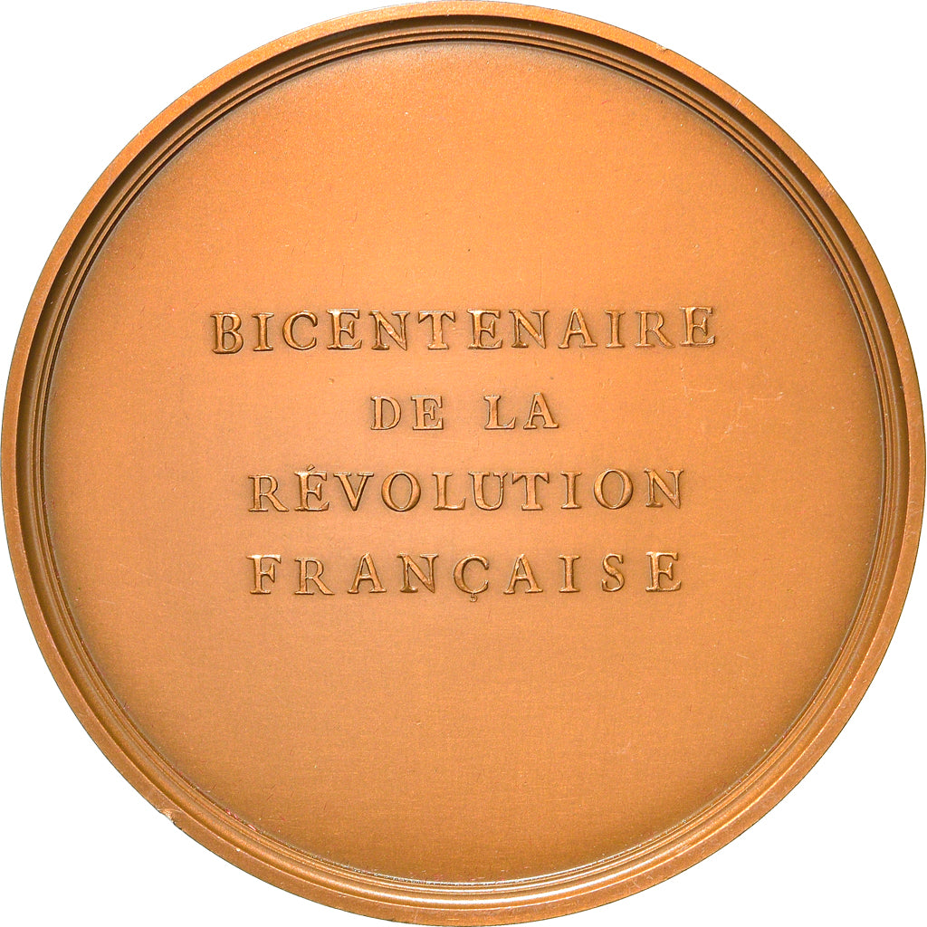 Francja, Medal, Révolution Française, Siège de la Bastille, Historia, 1987