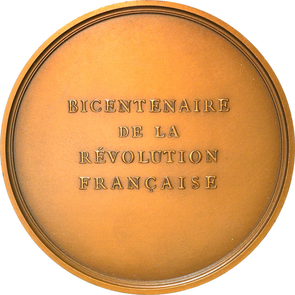 Francja, Medal, Révolution Française, Le Suffrage Universelle, Historia, 1987